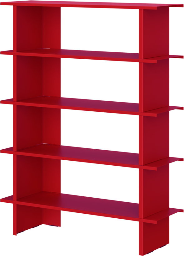 bibliotheque-en-acier-rouge-tomate-156cm-hes-noo-ma-2