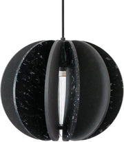 suspension-ronde-en-plastique-recycle-noir-et-bois-colore-noir-29cm-alpha-zulu-rif-1