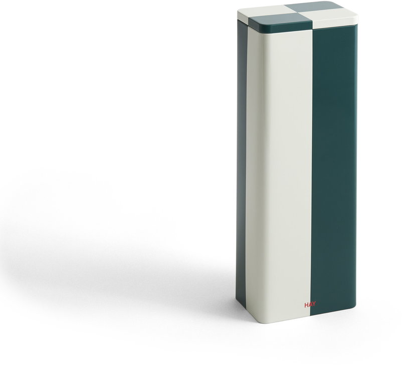 boite-en-fer-damier-blanc-casse-et-vert-10-8x7-8x29-5cm-tin-hay-1