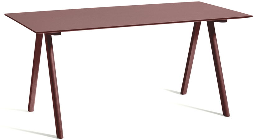bureau-en-bois-de-chene-laque-et-linoleum-bordeaux-160x80x74cm-cph-10-2-0-hay-1
