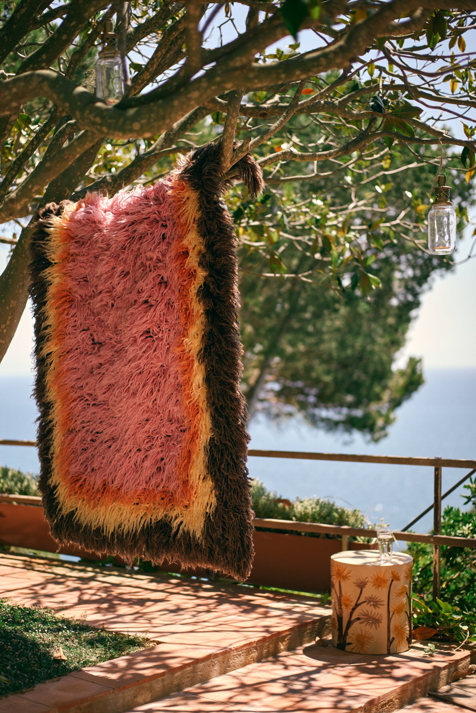 Table d'appoint en faïence Coastal - HKLIVING — 355590.jpg