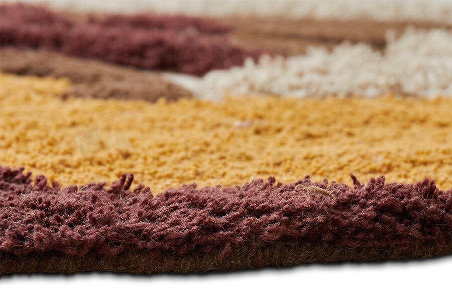 Tapis rond touffeté Mélange (150X150Cm) - HKLIVING — 355816.jpg