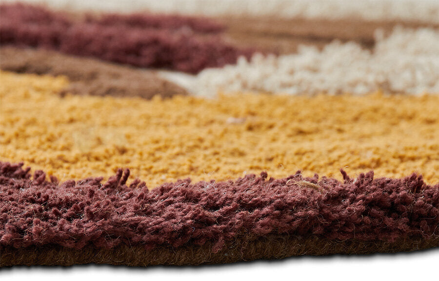 Tapis touffeté rond Palm Beach (150X150Cm) - HKLIVING — 355820.jpg