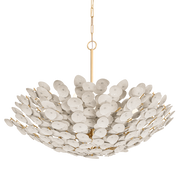 Suspension en fer feuille d'or ancienne 123x91cm Aimi - Corbett Lighting