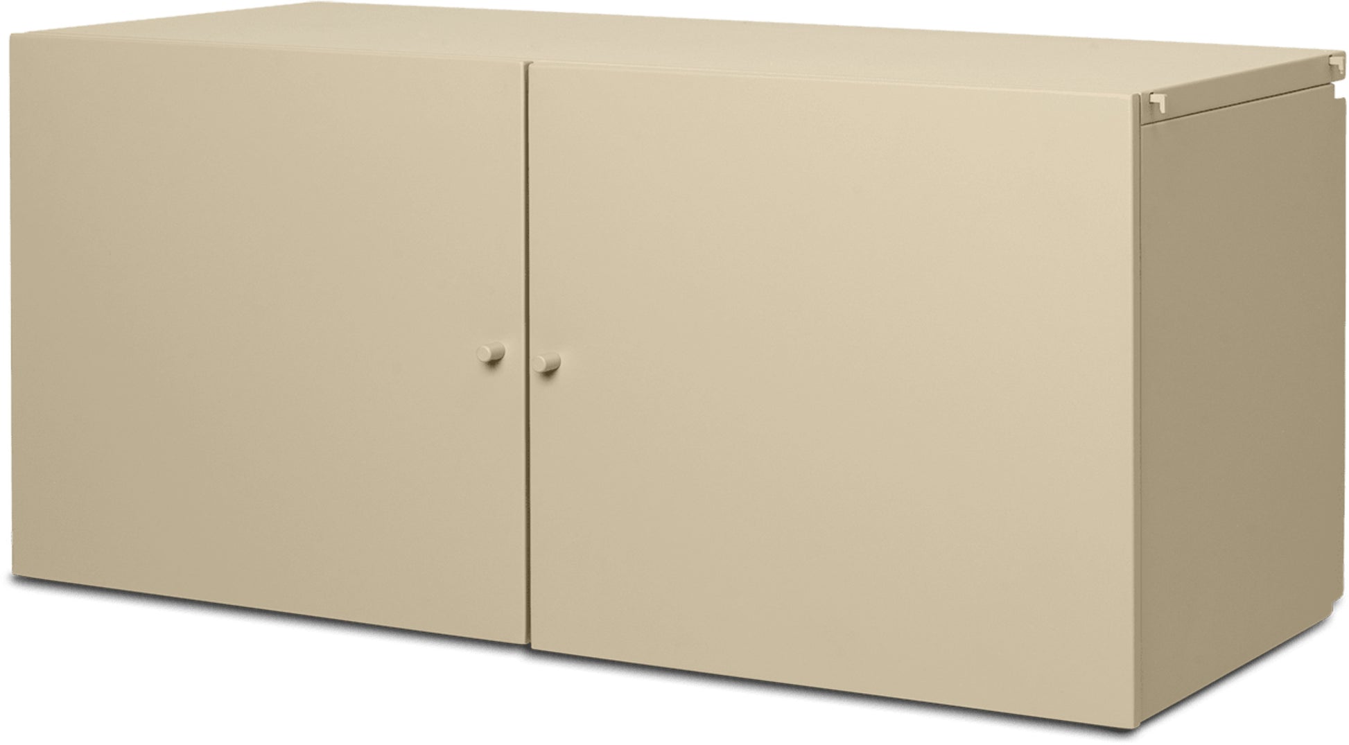 Étagères modulables en acier poudré cachemire 91,5x41,6cm Punctual - Ferm Living — 356266.jpg