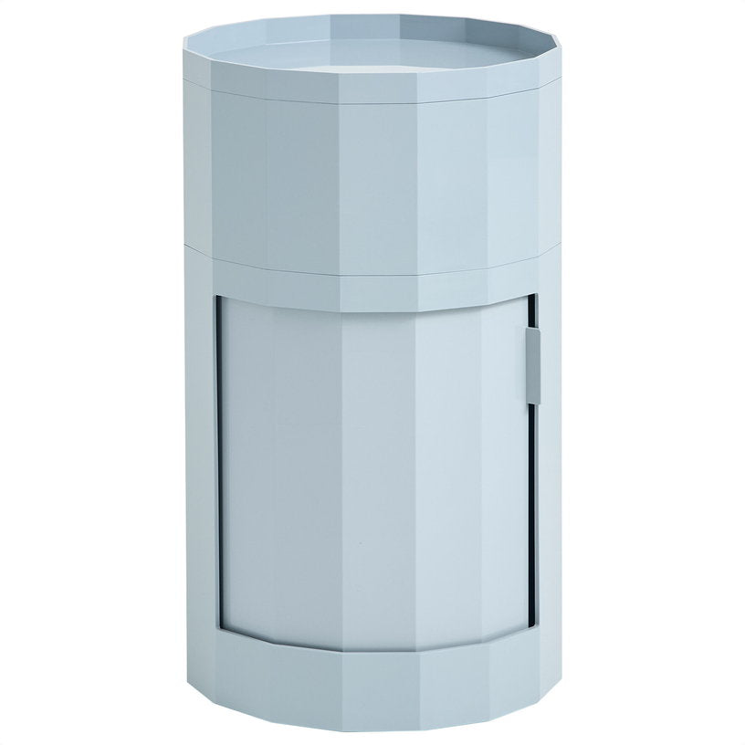 table-de-chevet-en-plastique-recycle-bleu-clair-a-facettes-38x38x66cm-facet-hay-1