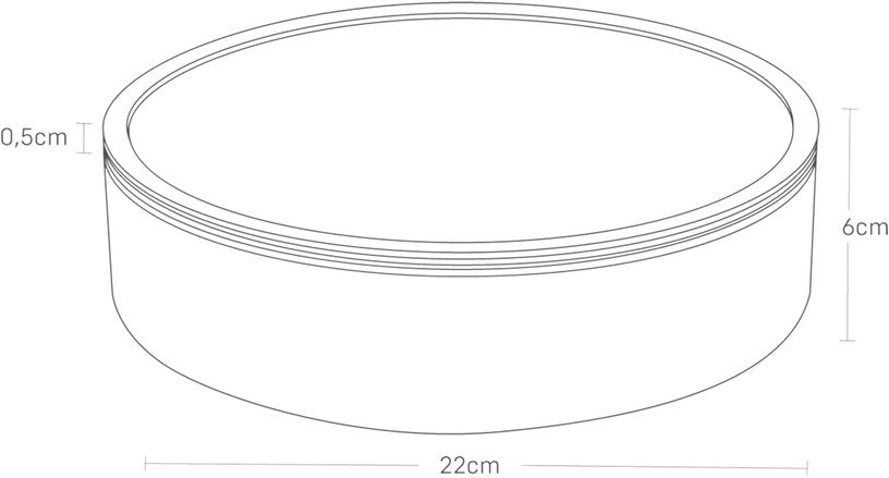 boite-de-rangement-avec-couvercle-ronde-bois-et-acier-blanc-22x6cm-yamazaki-2