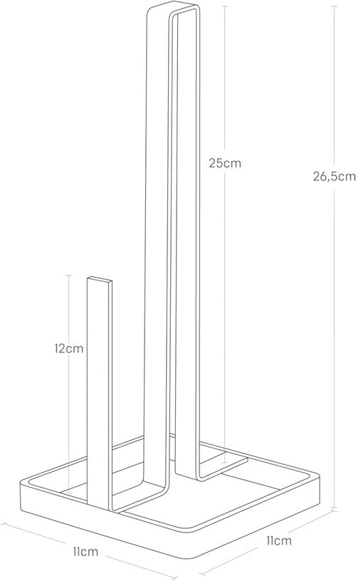 porte-essuie-tout-en-acier-blanc-26-5cm-yamazaki-2