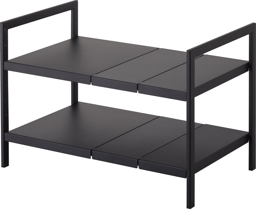 organisateur-extensible-a-2-niveaux-en-acier-noir-35cm-yamazaki-5