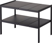organisateur-extensible-a-2-niveaux-en-acier-noir-35cm-yamazaki-1