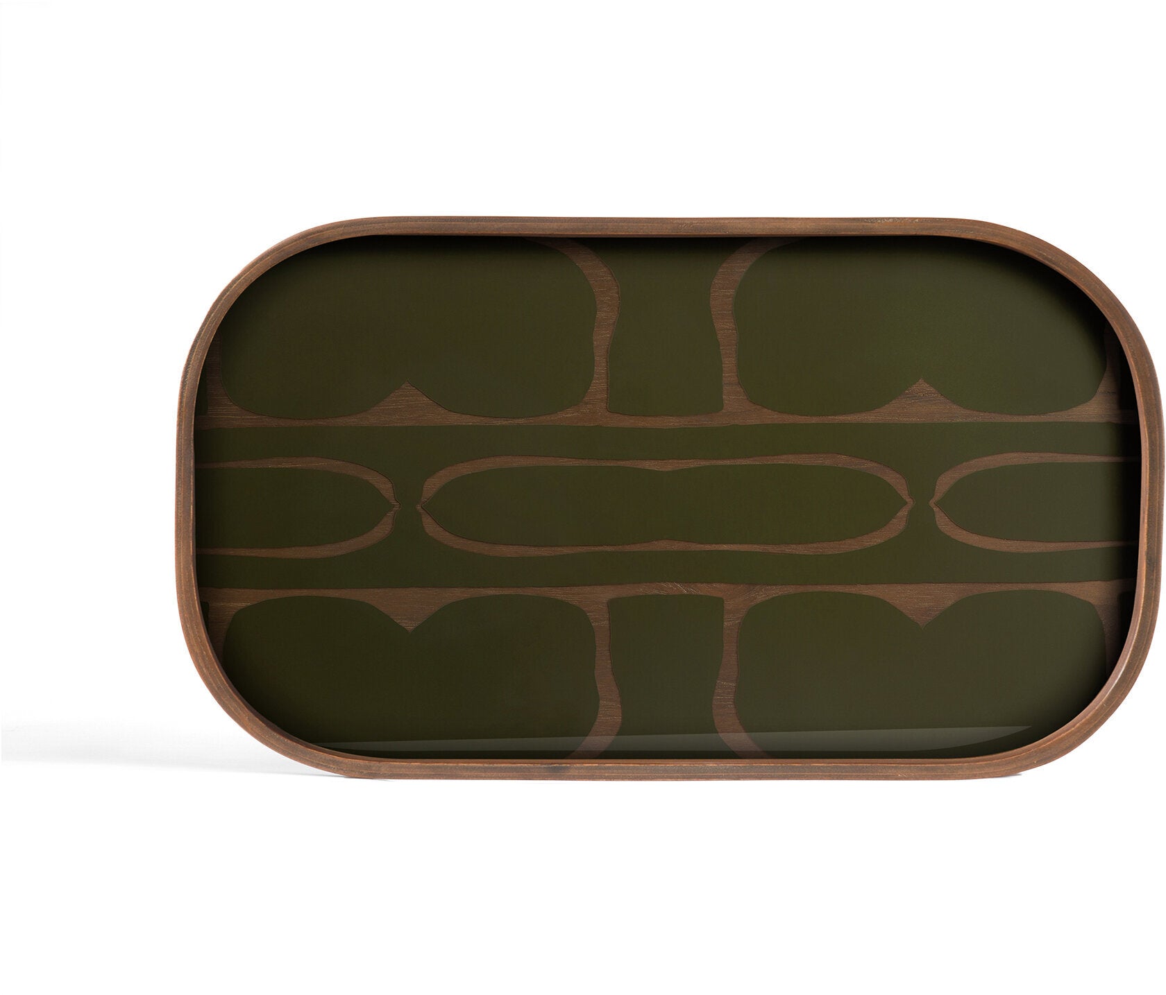 Plateau rectangulaire en verre sérigraphié vert 71x36cm Second nature - ethnicraft accessories — 358662.jpg
