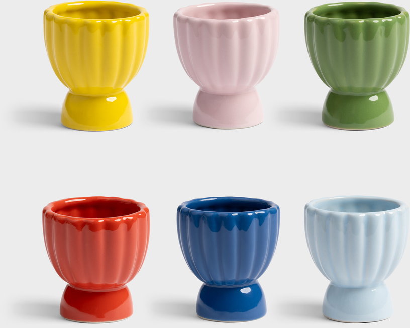 6-coquetiers-en-gres-multicolore-5-5x6cm-klevering-1