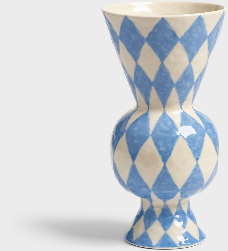vase-en-gres-damier-bleu-16x29-5cm-rhombic-klevering-1