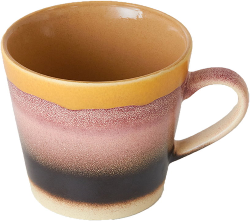 tasse-a-cappuccino-en-gres-8-5cm-sunset-hkliving-2