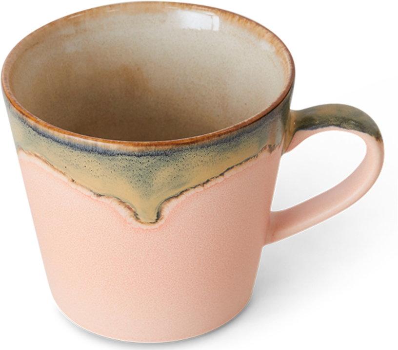 tasse-a-cappuccino-en-gres-rose-8-5cm-blossom-hkliving-2