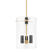 Lanterne en laiton laiton ancien 30x46cm Adonis - Corbett Lighting