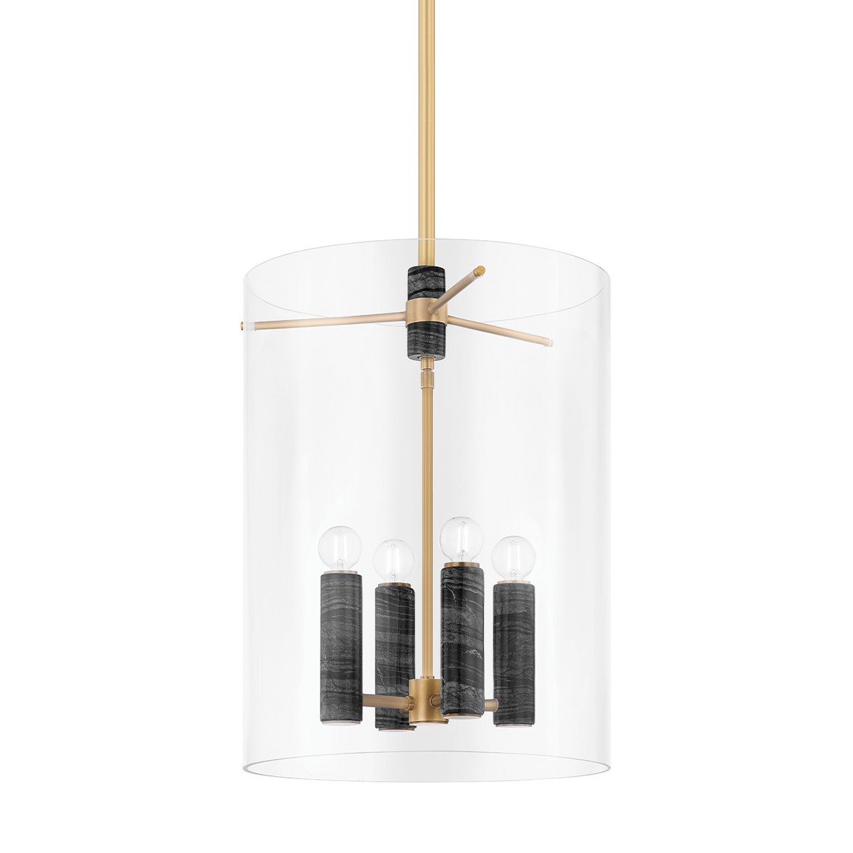 Lanterne en laiton laiton ancien 41x55cm Adonis - Corbett Lighting