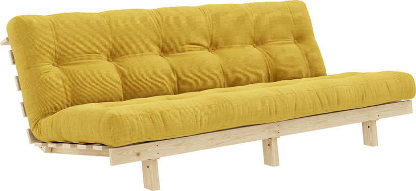 canape-convertible-en-bois-de-pin-et-matelas-miel-130x200cm-lean-karup-design-1