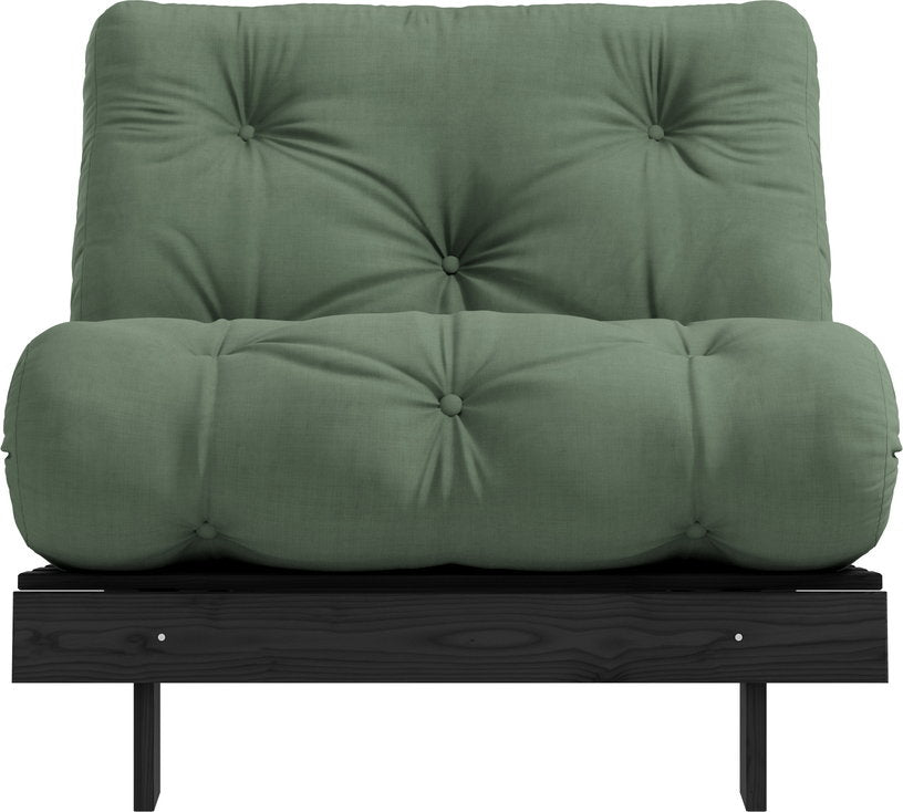 canape-convertible-en-bois-noir-laque-et-matelas-vert-olive-90x200cm-roots-90-karup-design-3