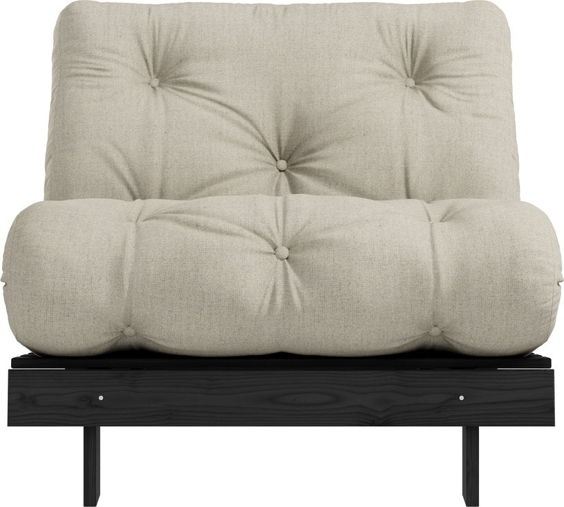 canape-convertible-en-bois-de-pin-noir-laque-et-matelas-lin-90x200cm-roots-90-karup-design-2