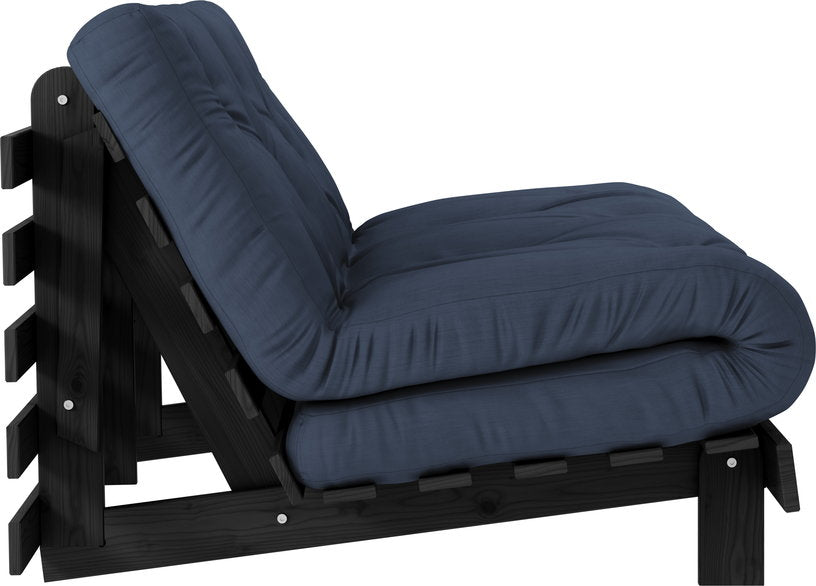canape-convertible-en-bois-de-pin-noir-laque-et-matelas-bleu-marine140x200cm-karup-design-2