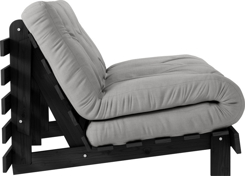 canape-convertible-en-bois-de-pin-noir-laque-et-matelas-gris-140x200cm-roots-140-karup-design-2
