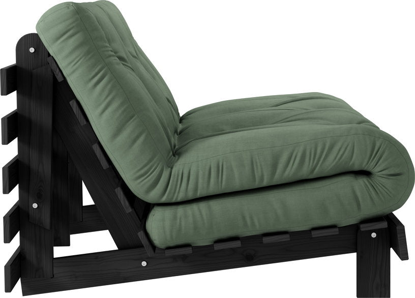 canape-convertible-en-bois-noir-laque-et-matelas-vert-olive-140x200cm-roots-140-karup-design-2