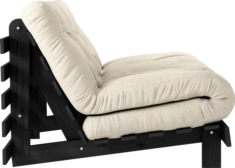 canape-convertible-en-bois-de-pin-noir-laque-et-matelas-lin-140x200cm-roots-140-karup-design-2