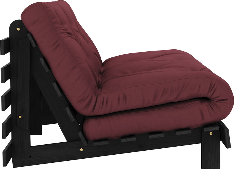canape-convertible-en-bois-de-pin-noir-laque-et-matelas-bordeaux-160x200cm-roots-160-karup-design-2