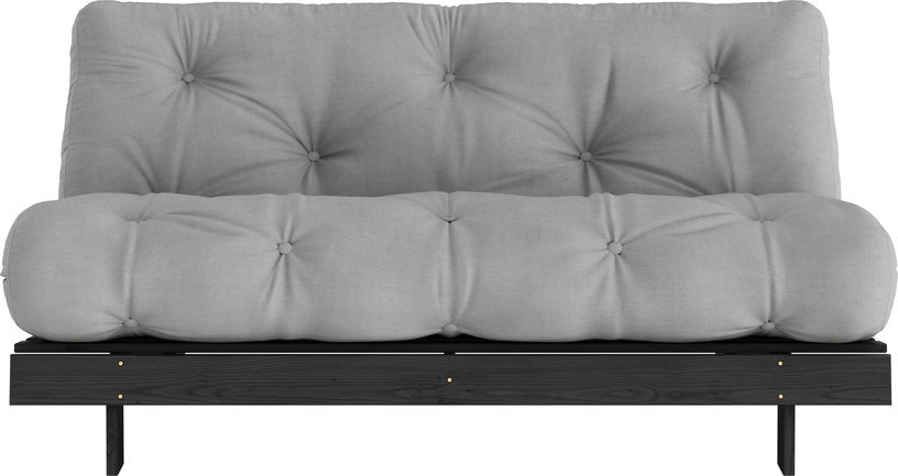 canape-convertible-en-bois-de-pin-noir-laque-et-matelas-gris-160x200cm-roots-160-karup-design-2