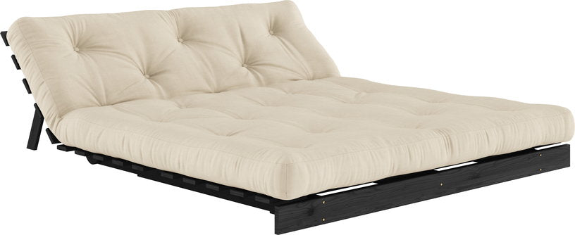 canape-convertible-en-bois-de-pin-noir-laque-et-matelas-beige-160x200cm-roots-160-karup-design-4