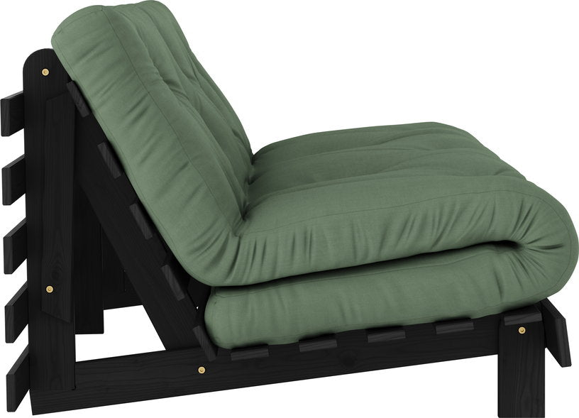 canape-convertible-en-bois-noir-laque-et-matelas-vert-olive-160x200cm-roots-160-karup-design-2