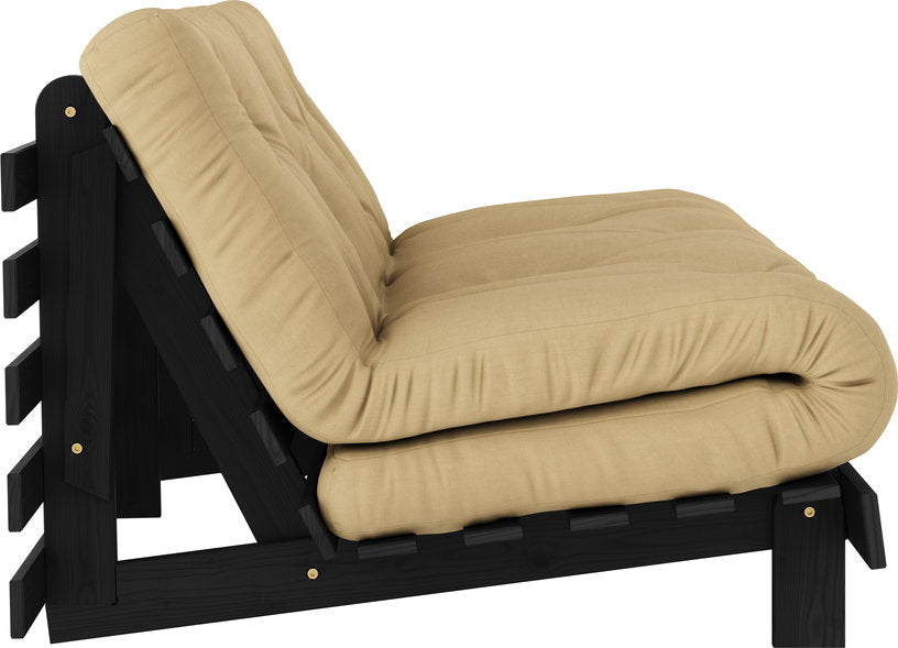 canape-convertible-en-bois-de-pin-noir-laque-et-matelas-ble-beige-160x200cm-roots-160-karup-design-2