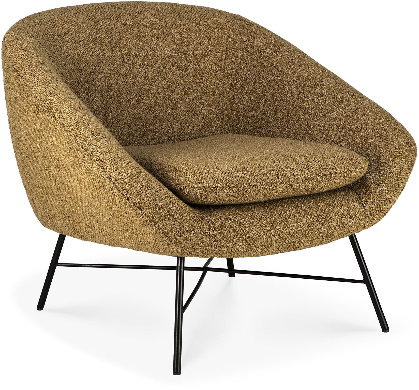 Fauteuil en textile gingembre Barrow - Ethnicraft — 359685.jpg