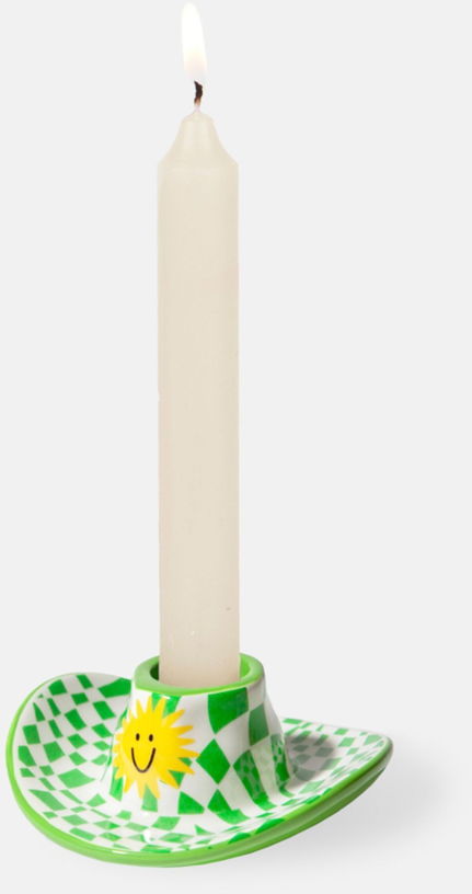 bougeoir-en-ceramique-chapeau-de-cowboy-vert-10cm-doiy-1