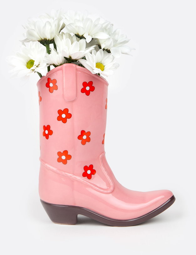 vase-en-ceramique-botte-de-cowboy-rose-23cm-doiy-2