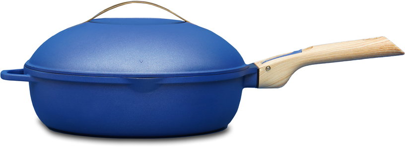 poele-1-a-8-personnes-en-metal-recycle-bleu-sahir-28cm-la-fabuleuse-cookut-7