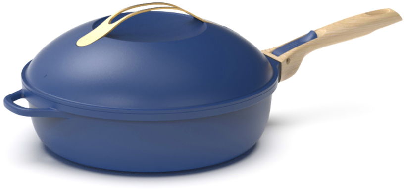 poele-1-a-8-personnes-en-metal-recycle-bleu-sahir-28cm-la-fabuleuse-cookut-4