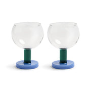Verres bleus 10x8cm - &Klevering