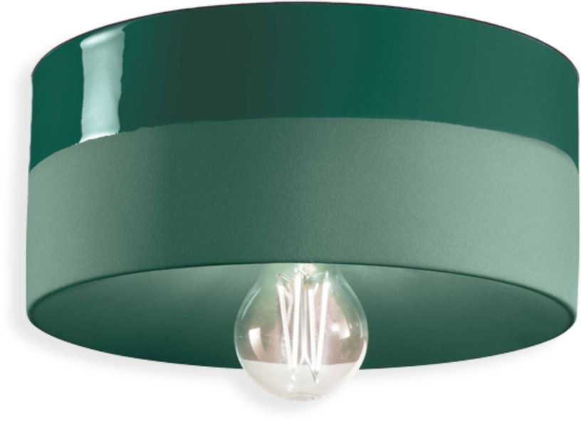 plafonnier-en-ceramique-vert-bouteille-25x11cm-pi-ferroluce-1