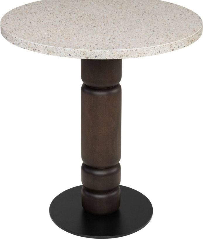 table-a-manger-ronde-en-stratifie-terrazzo-et-hetre-massif-brun-fonce-70cm-beads-versmissen-3