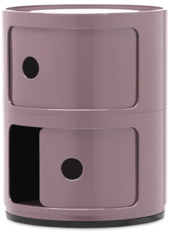 table-de-chevet-mauve-2-tiroirs-componibili-kartell-2