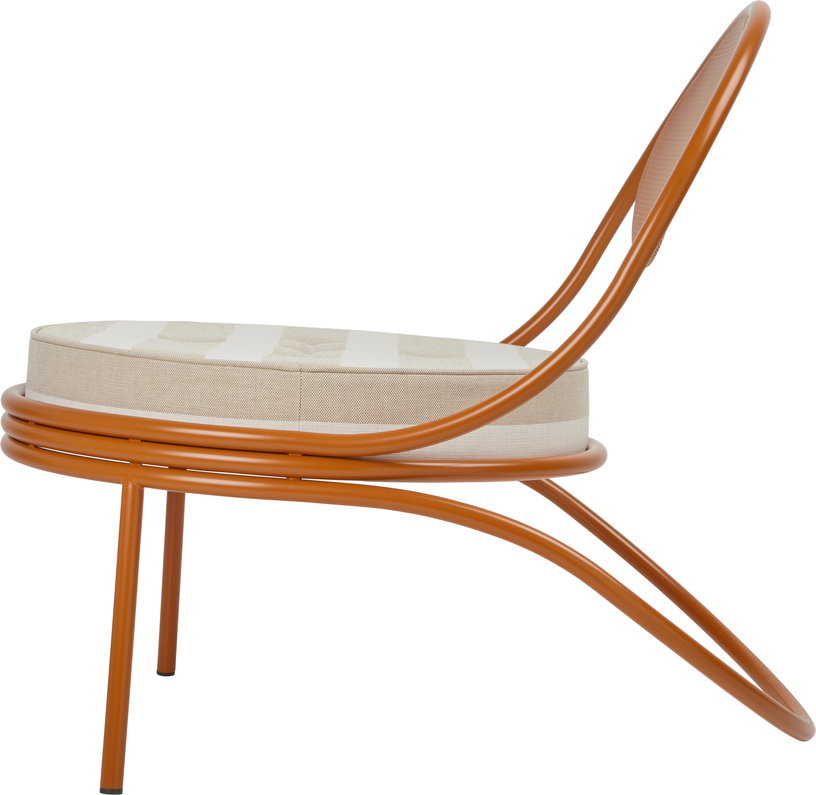fauteuil-lounge-orange-et-tissu-raye-copacabana-gubi-3