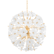 Suspension en fer feuille d'or 84x87cm Hygea - Corbett Lighting