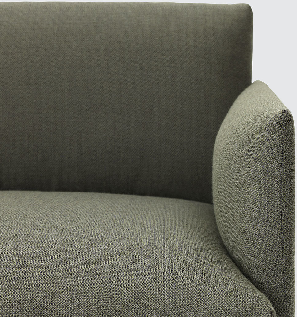 Canapé 2 places vert kaki Outline - Muuto — 36718.jpg