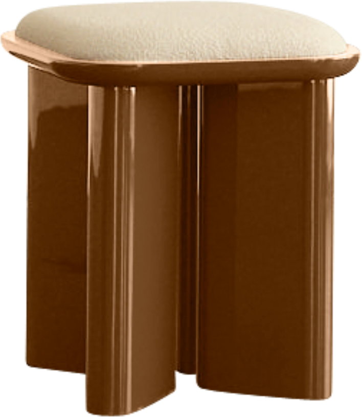 pouf-lazare-en-medium-laque-caramel-et-assise-en-bouclette-creme-40x46cm-lazare-gabrielle-paris-1