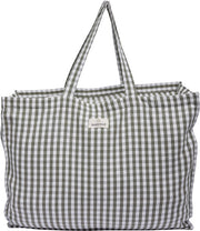 sac-week-end-vichy-kaki-en-coton-50x40x22cm-gabrielle-paris-1