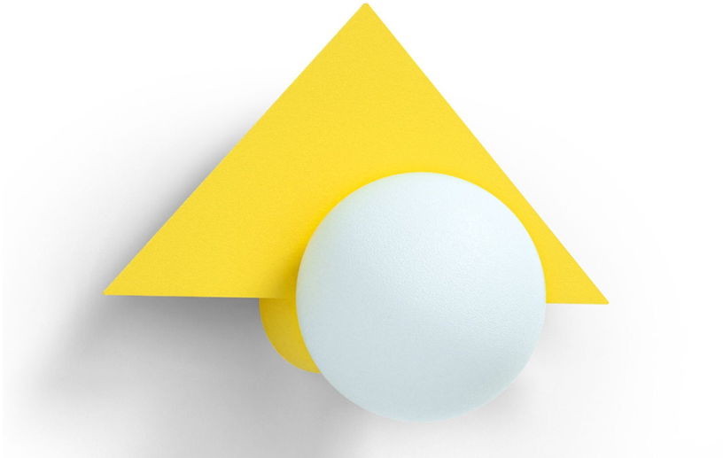 applique-murale-triangulaire-en-verre-opalin-et-acier-sunshine-yellow-28cm-candy-swedish-ninja-2