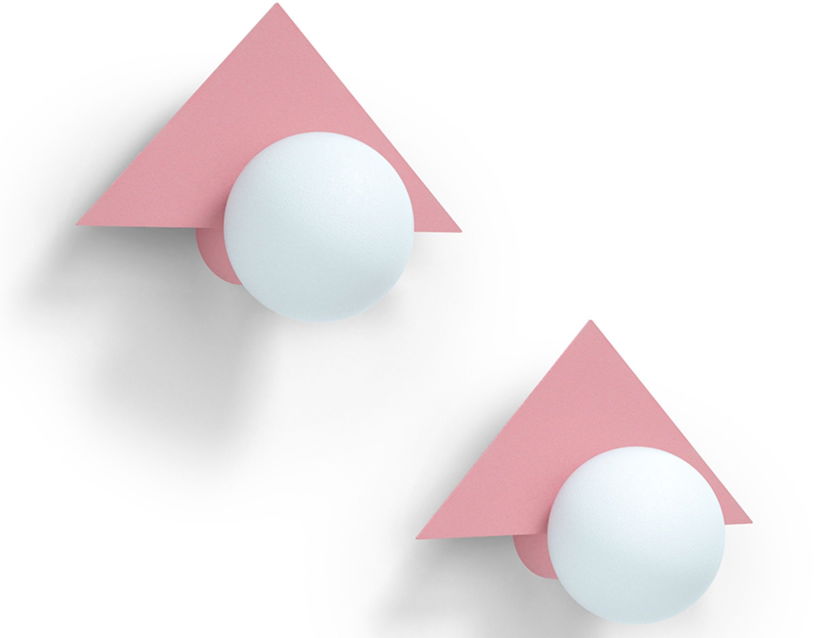 applique-murale-triangulaire-en-verre-opalin-et-acier-bubblegum-pink-28cm-candy-swedish-ninja-4