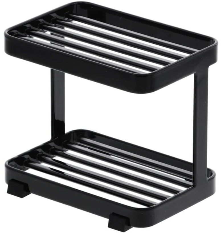 porte-savon-a-2-niveaux-en-acier-noir-11x7-5x9-5cm-yamazaki-1